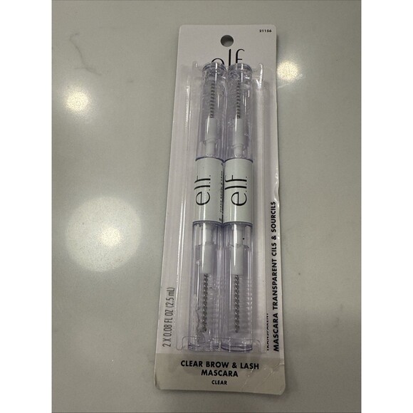 ELF Other - NEW e.l.f. Clear Brow & Lash Mascara Set of 2 Conditioning SEALED